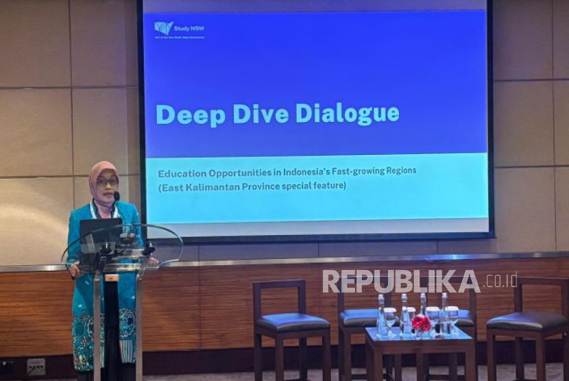 Sekretaris Daerah Provinsi Kaltim, Sri Wahyuni mewakili Pemprov Kaltim dalam forum internasional Education Summit 2025.