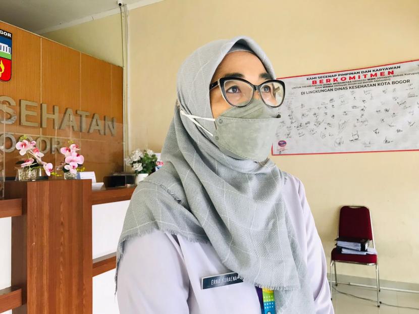 Sekretaris Dinas Kesehatan Kota Bogor, Erna Nuraena. 