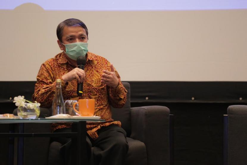 Sekretaris Ditjen Bimas Islam Kemenag, M Fuad Nasar dalam webinar Serumpun Keuangan Sosial Islam Menteri Agama Brunei Darussalam, Indonesia, Malaysia dan Singapura (MABIMS), beberapa waktu lalu, seperti dalam siaran pers, Rabu (26/1/2022).