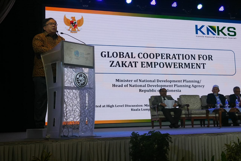 Sekretaris Jenderal Forum Zakat Dunia atau World Zakat Forum (WZF), Prof Bambang Sudibyo menyampaikan Resolusi Melaka 2018.