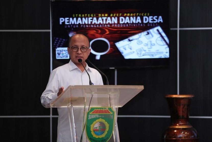 Sekretaris Jenderal Kementerian Desa, Pembangunan Daerah Tertinggal dan Transmigrasi Anwar Sanusi.