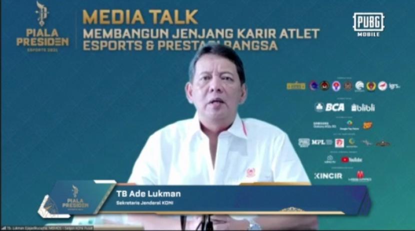 Sekretaris Jenderal Komite Olahraga Nasional Indonesia (KONI) TB Ade Lukman.