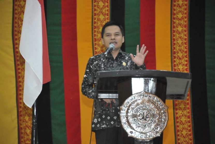 Sekretaris Jenderal MPR RI Ma'ruf Cahyono dalam Sosialisasi Empat Pilar MPR.