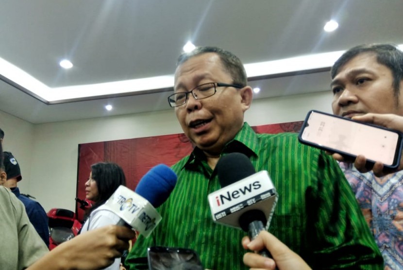 Sekretaris Jenderal PPP, Arsul Sani di Gedung Nusantara III, Kompleks Parlemen, Jakarta, Rabu (19/2).