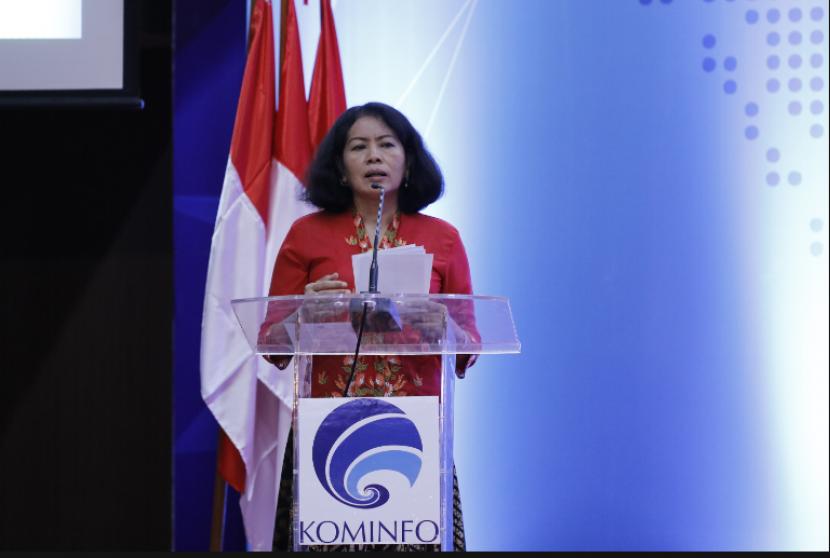 Sekretaris Jenderal (Sekjen) Kemenkominfo, Rosarita Niken Widiastuti.