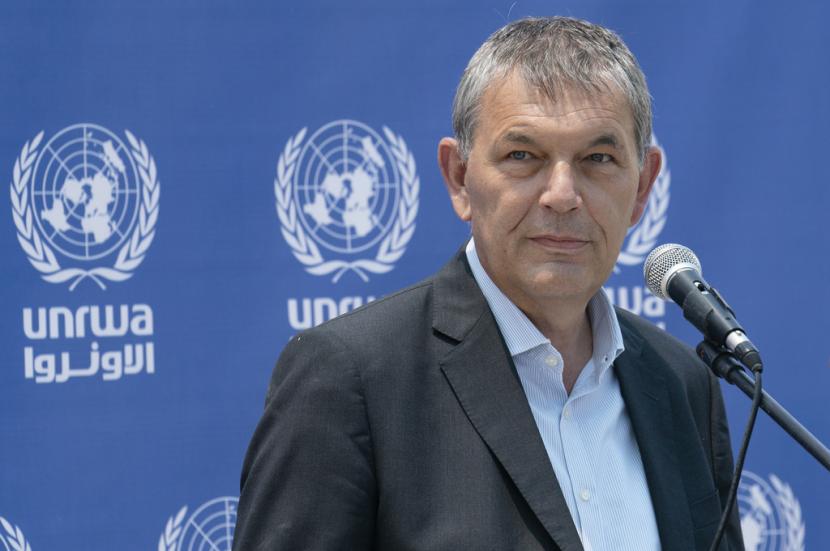 Kepala UNRWA, Philippe Lazzarini melakukan perjalanan pertama ke Gaza sejak perang Israel dan Hamas meletus.