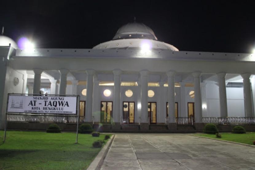 Masjid Taqwa Bengkulu (ilustrasi). Pemkab Rejang Lebong Berencana Gelar Safari Ramadhan