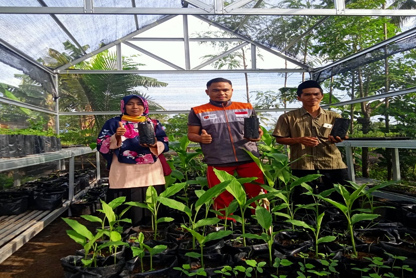 Selain menjadi tempat menanam benih, keberadaan kebun gizi 