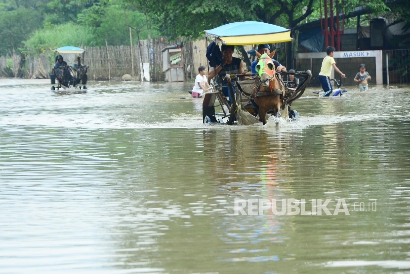 Banjir di Baleendah, Bandung (ilustrasi)