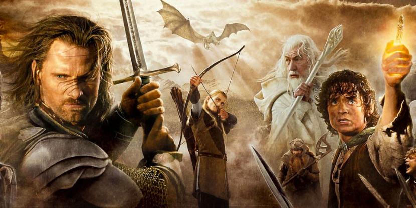 Poster film Lord of the Rings. Warner Bros menyatakan komitmennya untuk mengembangkan waralaba film Lord of the Rings. 