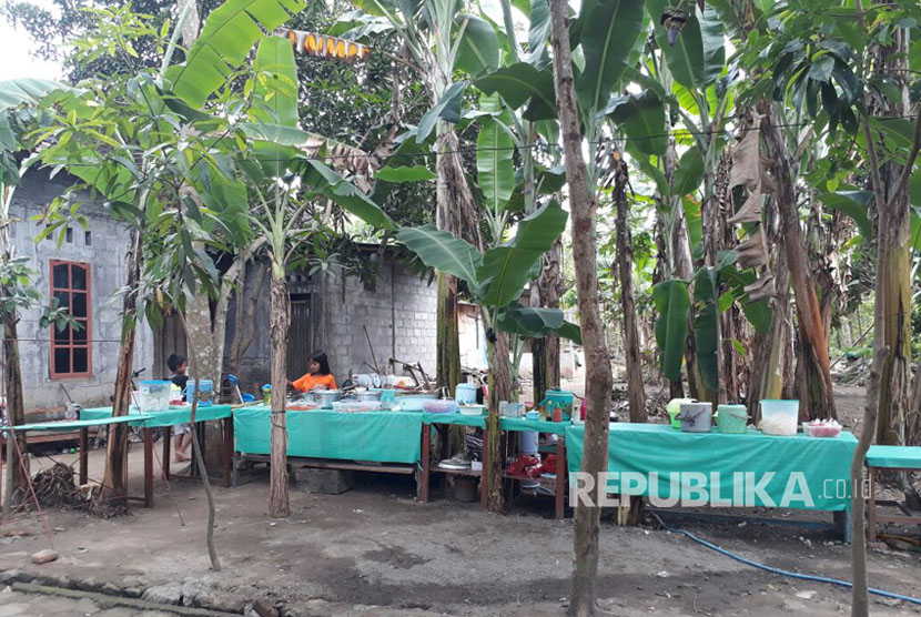 Selokan Tansah Bedjo di Bantul DI Yogyakarta, Sabtu (7/10).