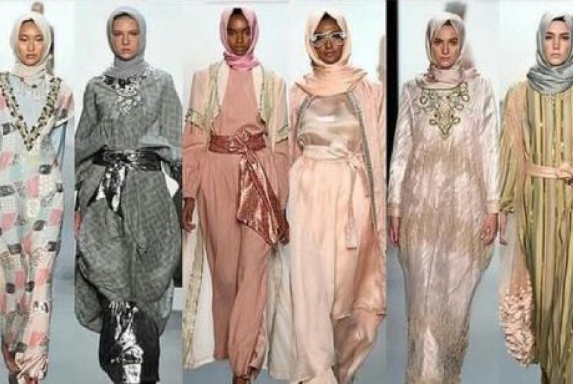 Seluruh model di New York Fashion Week mengenakan hijab