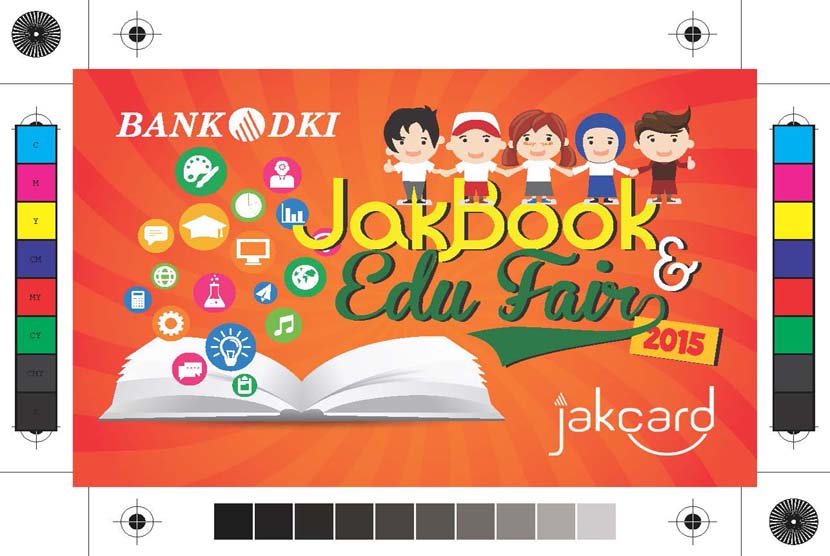 Seluruh transaksi pembelian di ajang Jakbook & Edu Fair 2015 menggunakan JakCard/KJP melalui debit di mesin EDC  Bank DKI.
