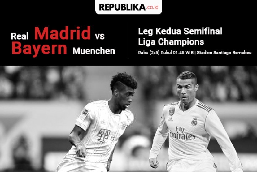 Semifinal Liga Champions, Real Madrid vs Bayern Muenchen