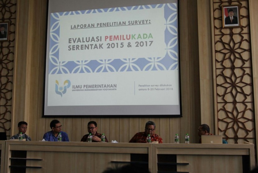 Seminar 'Evaluasi Pilkada Serentak untuk Menyongsong Pemilu Serentak 2019'.