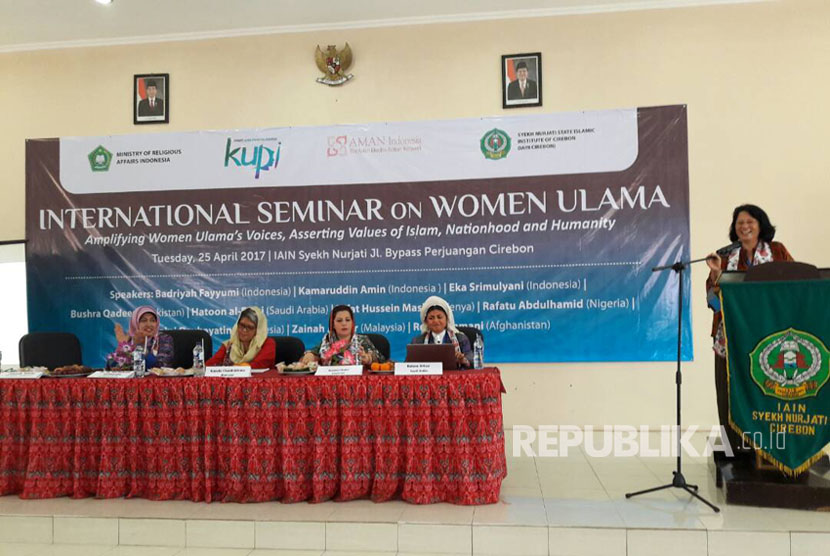 Seminar Internasional Ulama Perempuan digelar di IAIN Syekh Nurjati Cirebon, Selasa  (25/4). 