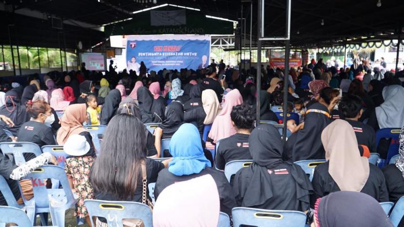 Seminar kesehatan Sahabat Ganjar di Medan, Sumatra Utara, Ahad (25/12/2022).
