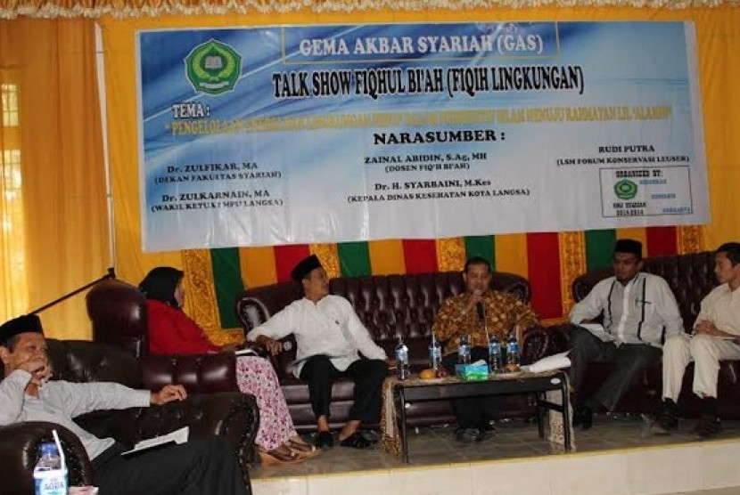 Talk Show Lingkungan di IAIN Zawiyah Cot Kala Langsa, Aceh