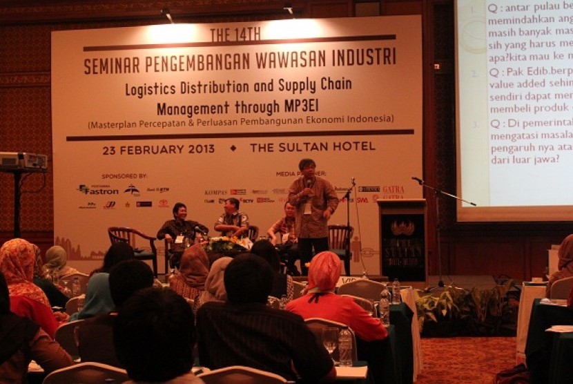 Seminar MP3EI yang digelar Universitas Indonesia, di Hotel Sahid Jakarta