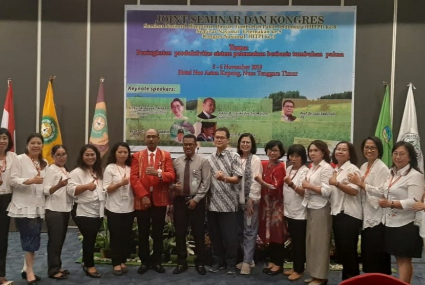 Seminar Nasional Himpunan Ilmuwan Tanaman Pakan Indonesia (HITPI) ke-VIII, yang berlangsung di Hotel Neo Aston, Kupang pada 5-6 November 2019.