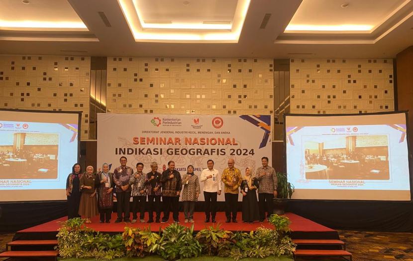 Seminar Nasional Indikasi Geografis di Yogyakarta, Rabu (24/4/2024).