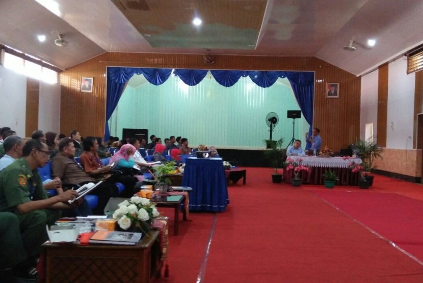 Seminar Nasional Paska Tambang Batubara oleh PT Bukit Asam Unit Produksi Ombilin di Sawahlunto, Senin (20/2).