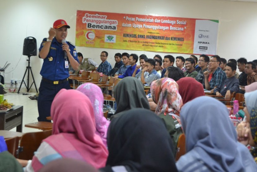 Seminar penanganan bencana oleh BSMI