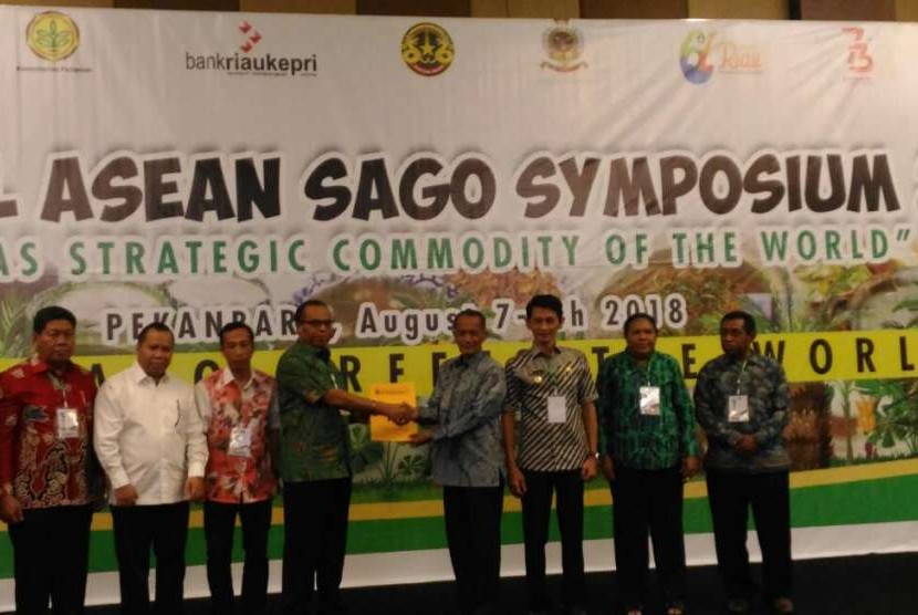 Seminar Sagu Asean ke IV yang dilaksanakan 7-9 Agustus 2018 di Kota Pekanbaru, Provinsi Riau.