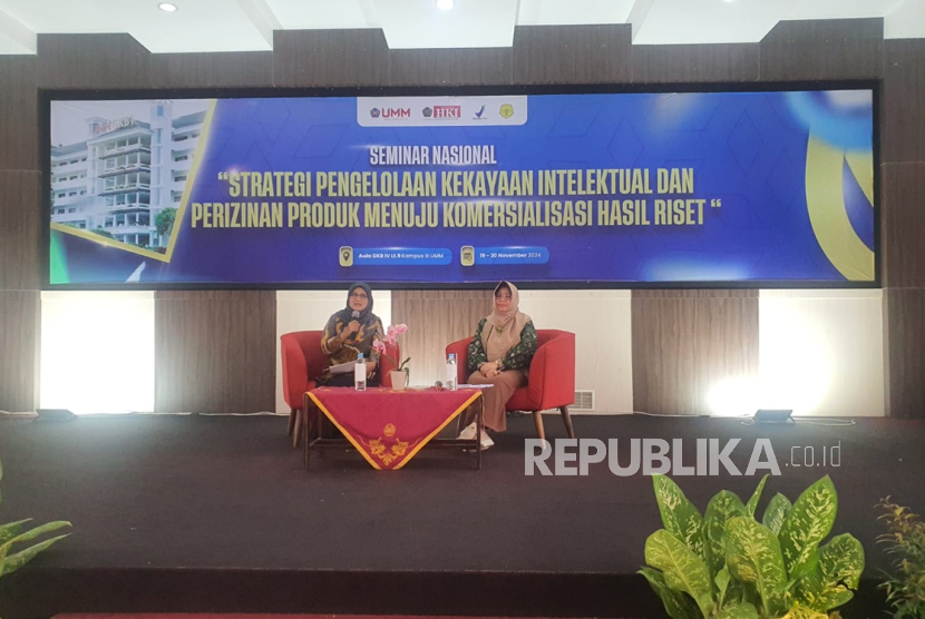 seminar UMM bertema Perizinan, Perlindungan Hak Kekayaan Intelektual pada Varietas Tanaman, dan Komersialisasi Hasil Riset.