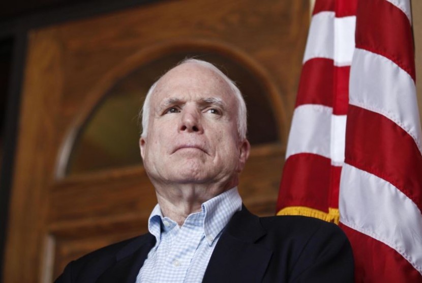Senator AS John McCain.
