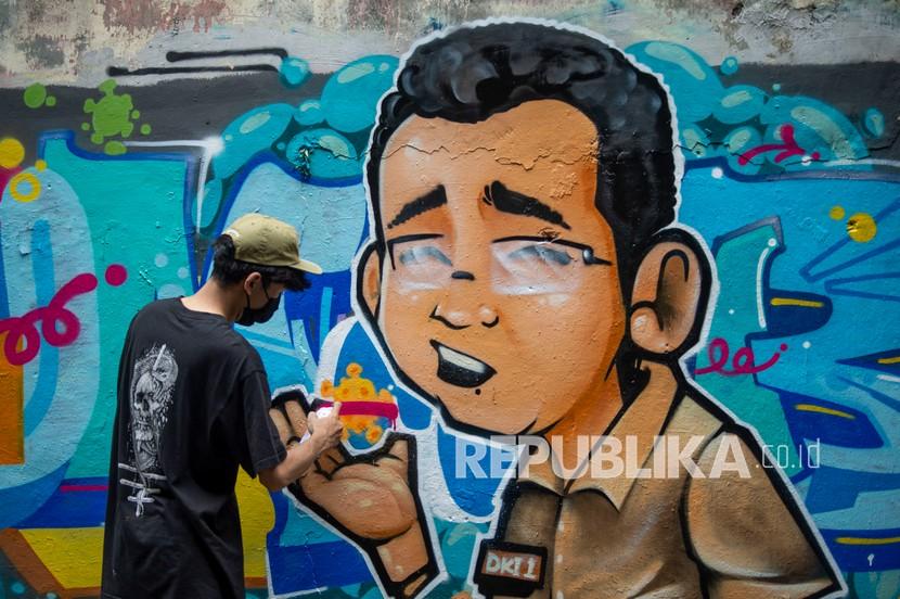 Pemerintah Provinsi (Pemprov) DKI Jakarta berencana menghiasi kawasan Jalan Cikini Raya dengan mural karya para seniman (ilustrasi).