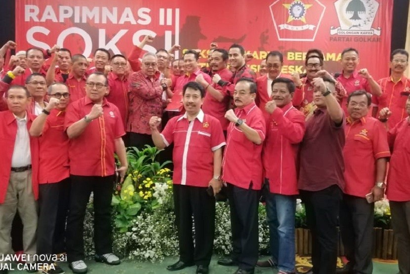 Sentral Organisasi Karyawan Swadiri Indonesia (SOKSI) menggelar Rapimnass II di Jakarta.