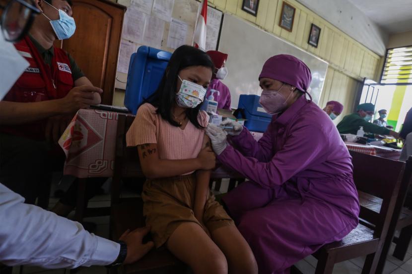 Vaksinasi Anak Usia 6-11 di Yogyakarta Sudah 96,83 Persen (ilustrasi).