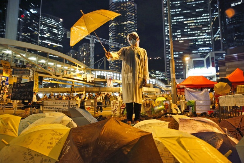 Aktivis Gerakan Payung Hong Kong Bebas dari Penjara.