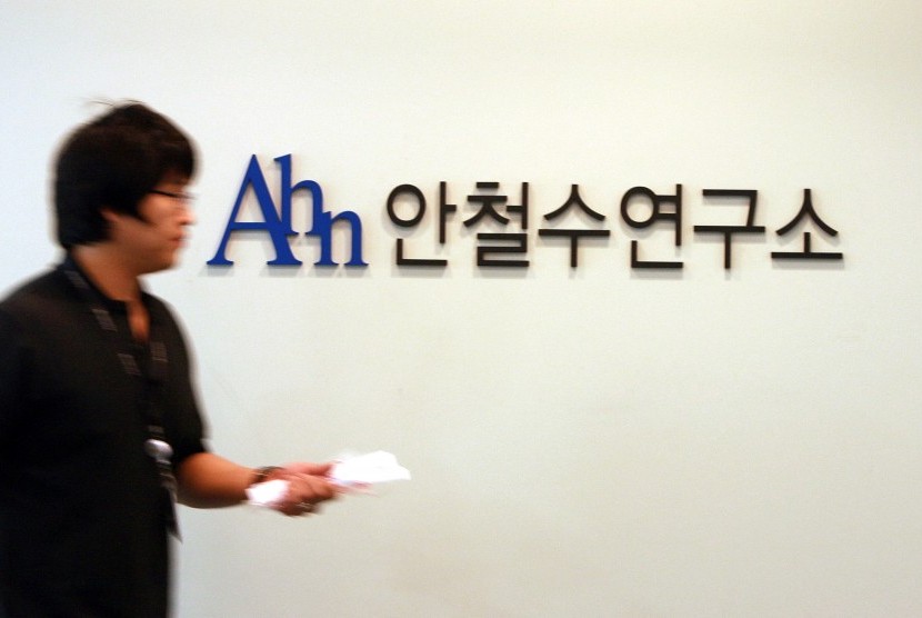 Seorang pekerja di Korea
