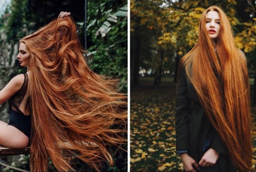 Seorang perempuan asal Rusia bernama Anastasiya Sidorova dikenal sebagai sosok Rapunzel di dunia nyata.