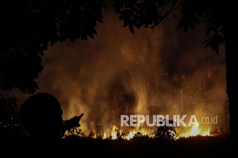Dampak Kemarau, Kabupaten Agam Kembali Alami Kebakaran Lahan (ilustrasi).