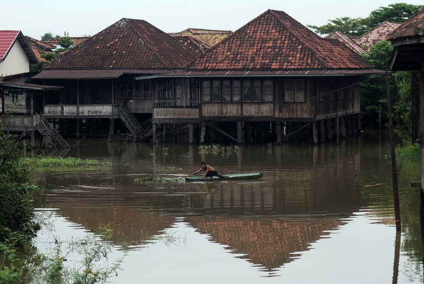 Rumah panggung. Ilustrasi