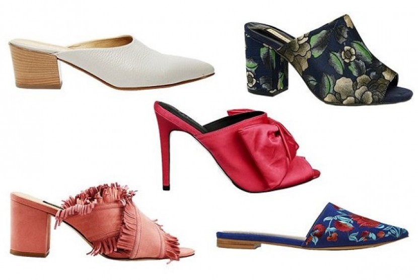 Sepatu Mule. 