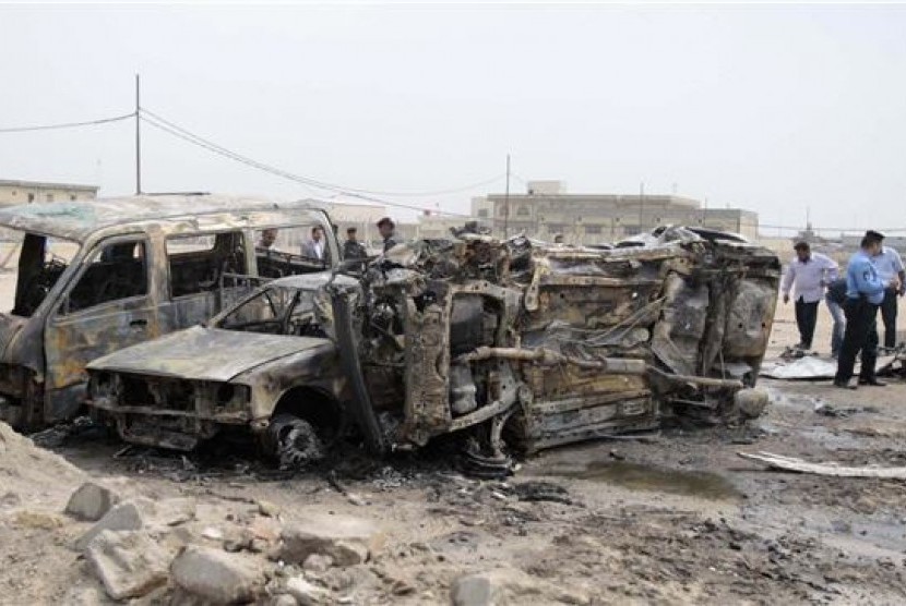 Serangan bom Irak. (ilustrasi)