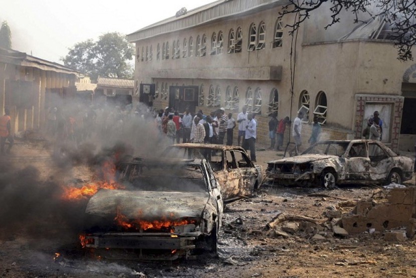 Serangan bom di Nigeria yang diklaim dilakukan kelompok Boko Haram