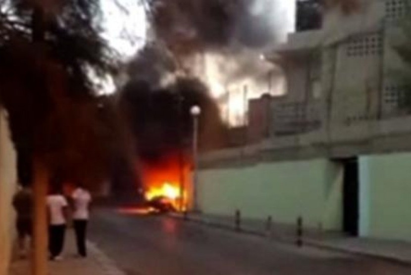 Serangan di Kedutaan Besar Rusia di Tripoli, Libya, Rabu (2/10).