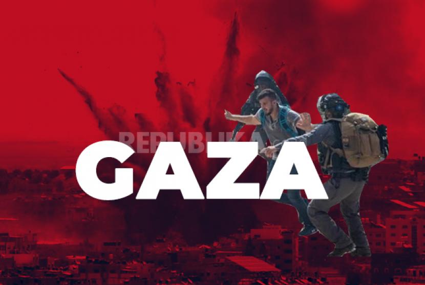 Serangan Israel ke Gaza.