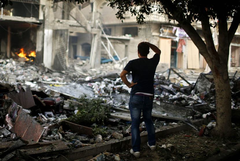 Serangan Udara Israel ke Gaza (ilustrasi)