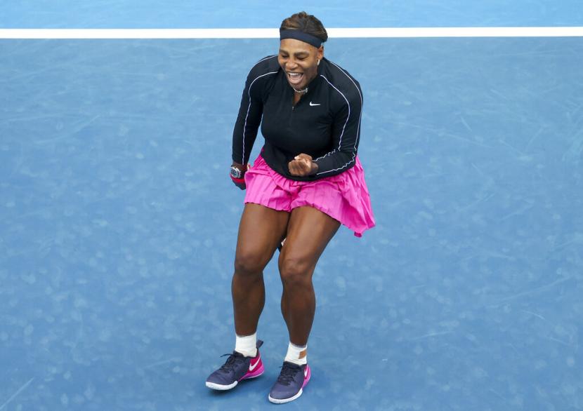 Serena mencatat kemenangan meyakinkan 6-1, 6-4 atas Daria Gavrilova untuk mencapai 16 besar turnamen Yarra Valley Classic di Melbourne, Senin (1/2).