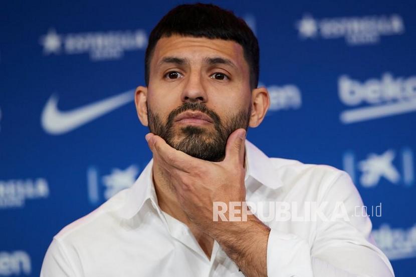 Striker Barcelona asal Argentina, Sergio Aguero.