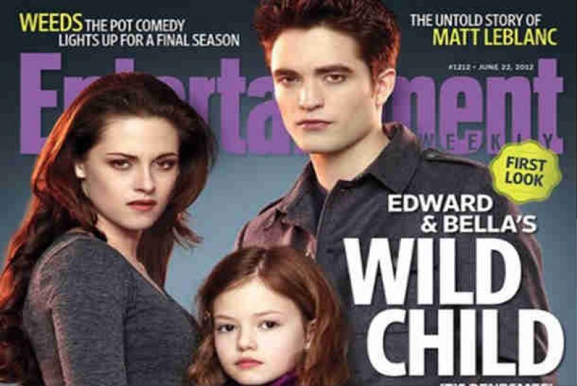 Serial Twilight  di sampul Entertainment Weekly