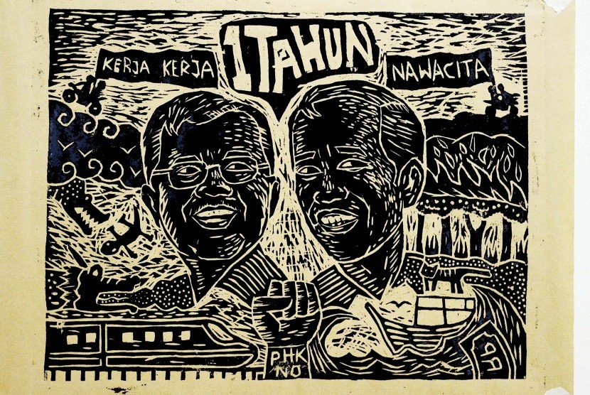 Setahun pemerintahan Jokowi-JK (Karikatur Daan)