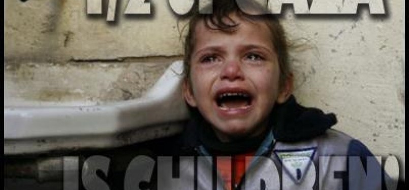 Setengah penduduk Gaza, Palestina, adalah anak-anak (ilustrasi)