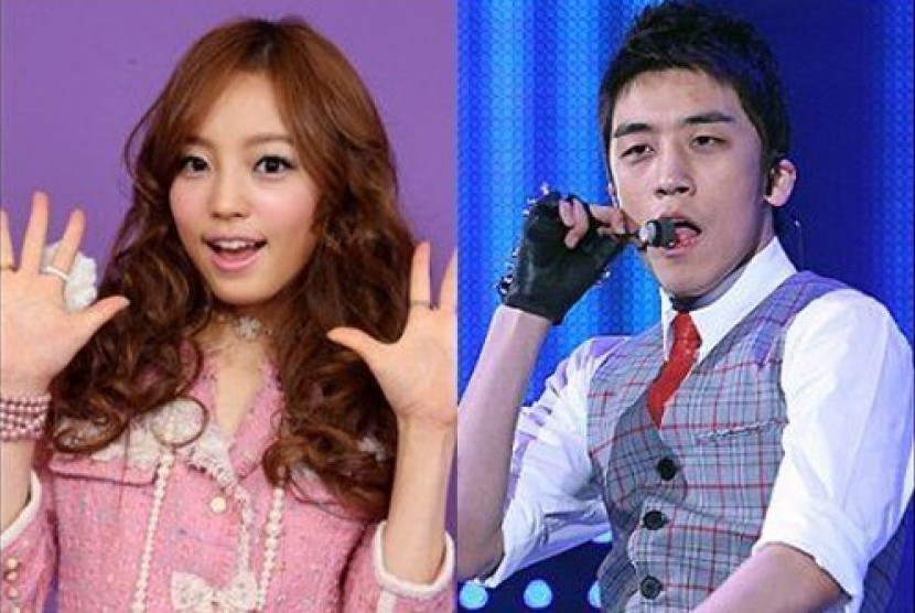 Seungri, kiri, dan Goo Hara.